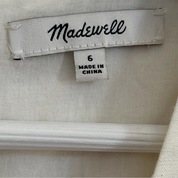Madewell Karell Linen Blend Midi Dress - Picture 5 of 11
